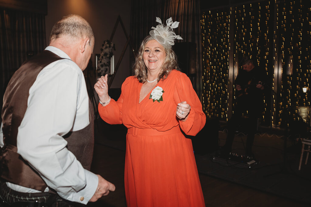 Evening reception photographed by aberdeenshire photographer at meldrum house 