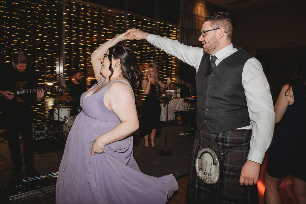 Evening reception photographed by aberdeenshire photographer at meldrum house 