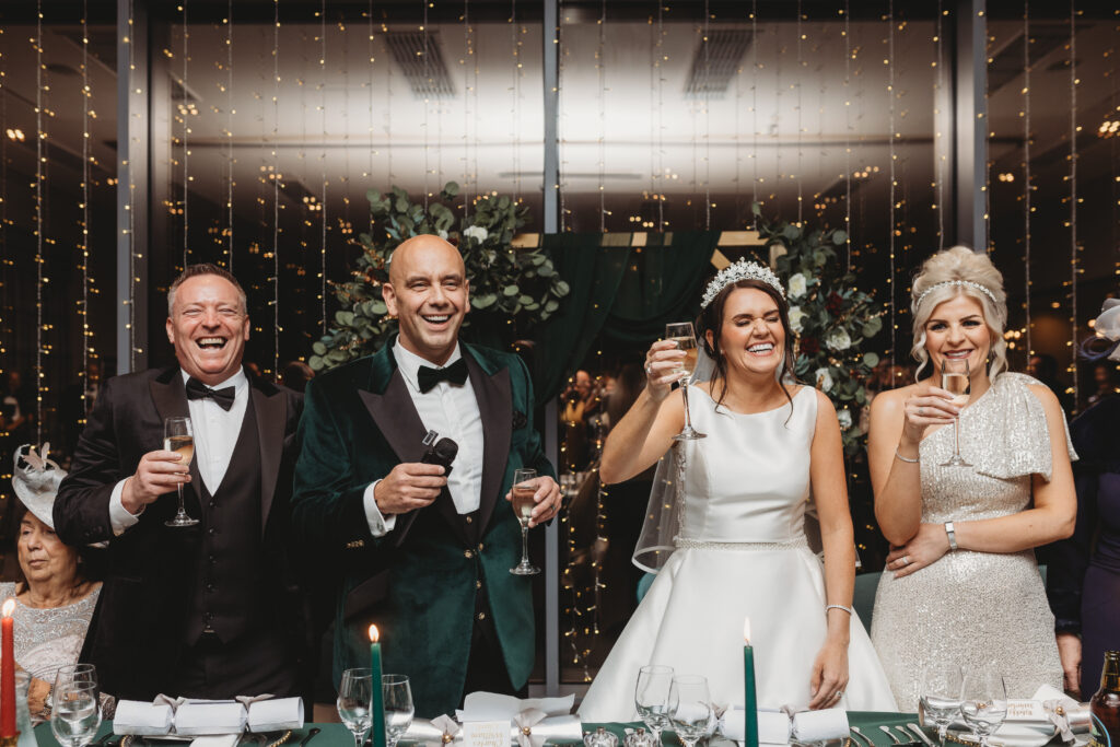 Wedding reception photographed at meldrum house by aberdeenshire wedding photographer