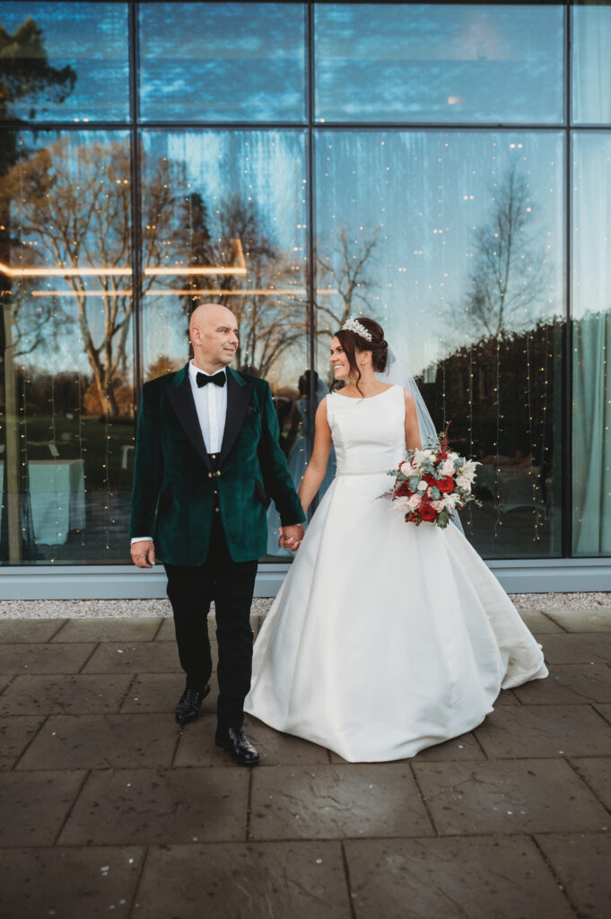 Aberdeenshire couple photographed at meldrum house by aberdeenshire wedding photographer