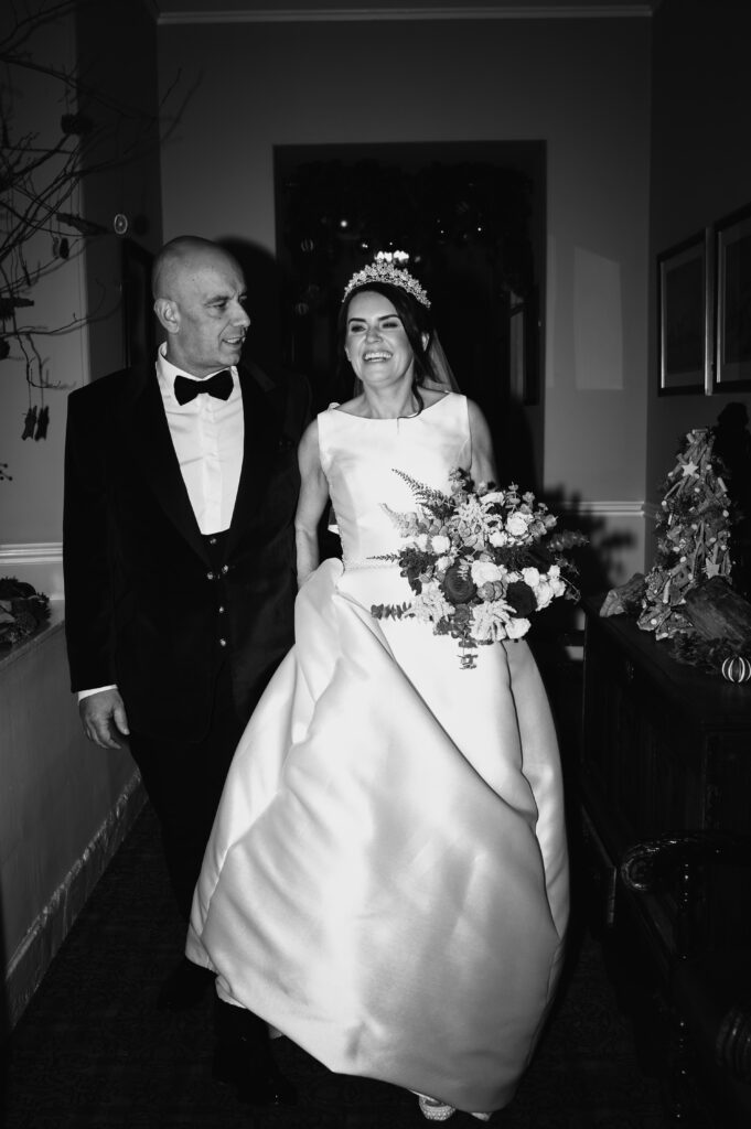 Aberdeenshire couple photographed at meldrum house by aberdeenshire wedding photographer
