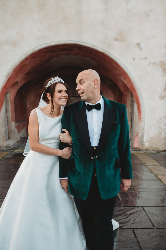 Aberdeenshire couple photographed at meldrum house by aberdeenshire wedding photographer