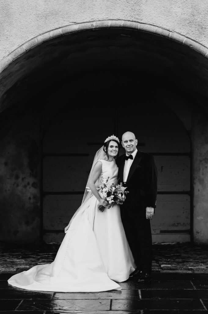 Aberdeenshire couple photographed at meldrum house by aberdeenshire wedding photographer