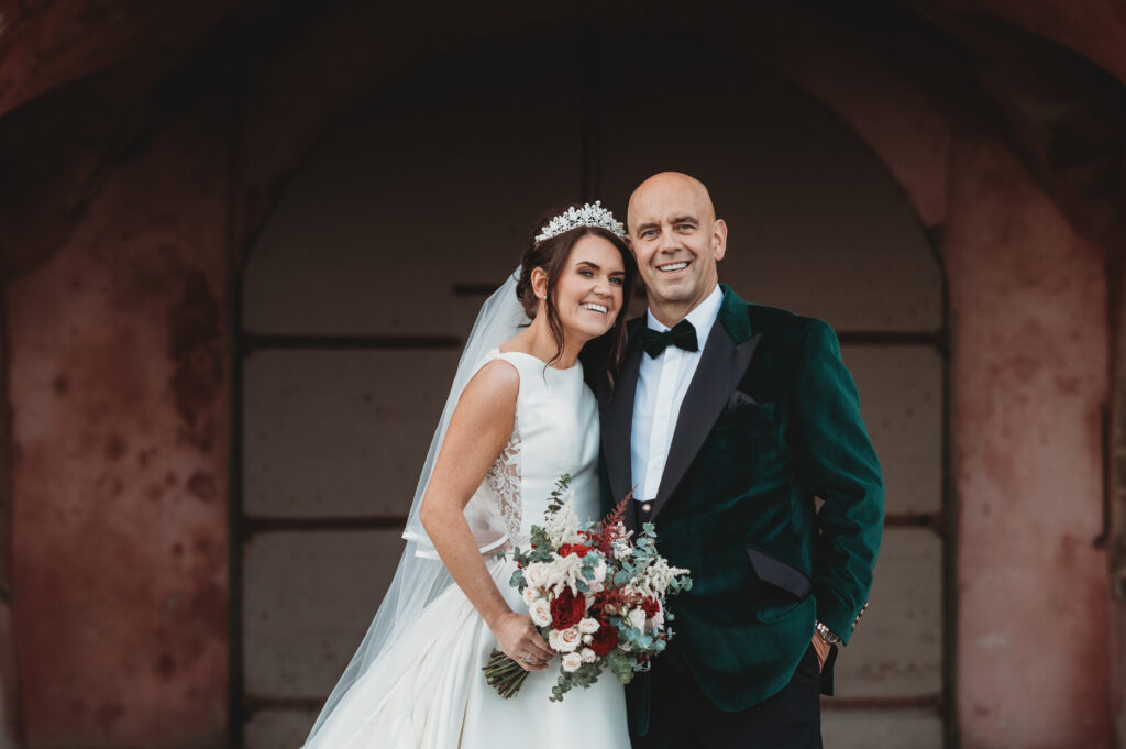 Aberdeenshire couple photographed at meldrum house by aberdeenshire wedding photographer