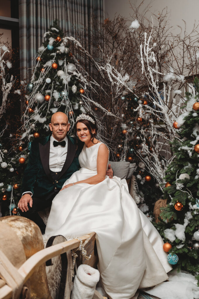 Aberdeenshire couple photographed at meldrum house by aberdeenshire wedding photographer