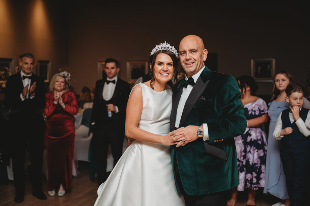 Evening reception photographed by aberdeenshire photographer at meldrum house