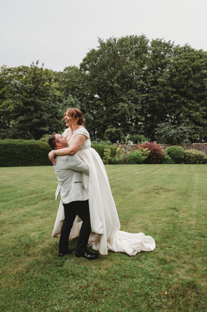 Aberdeenshire wedding photographer captures couple at Schivas Steading wedding